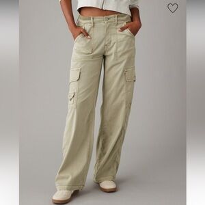 American Eagle dreamy drape stretch cargo pants